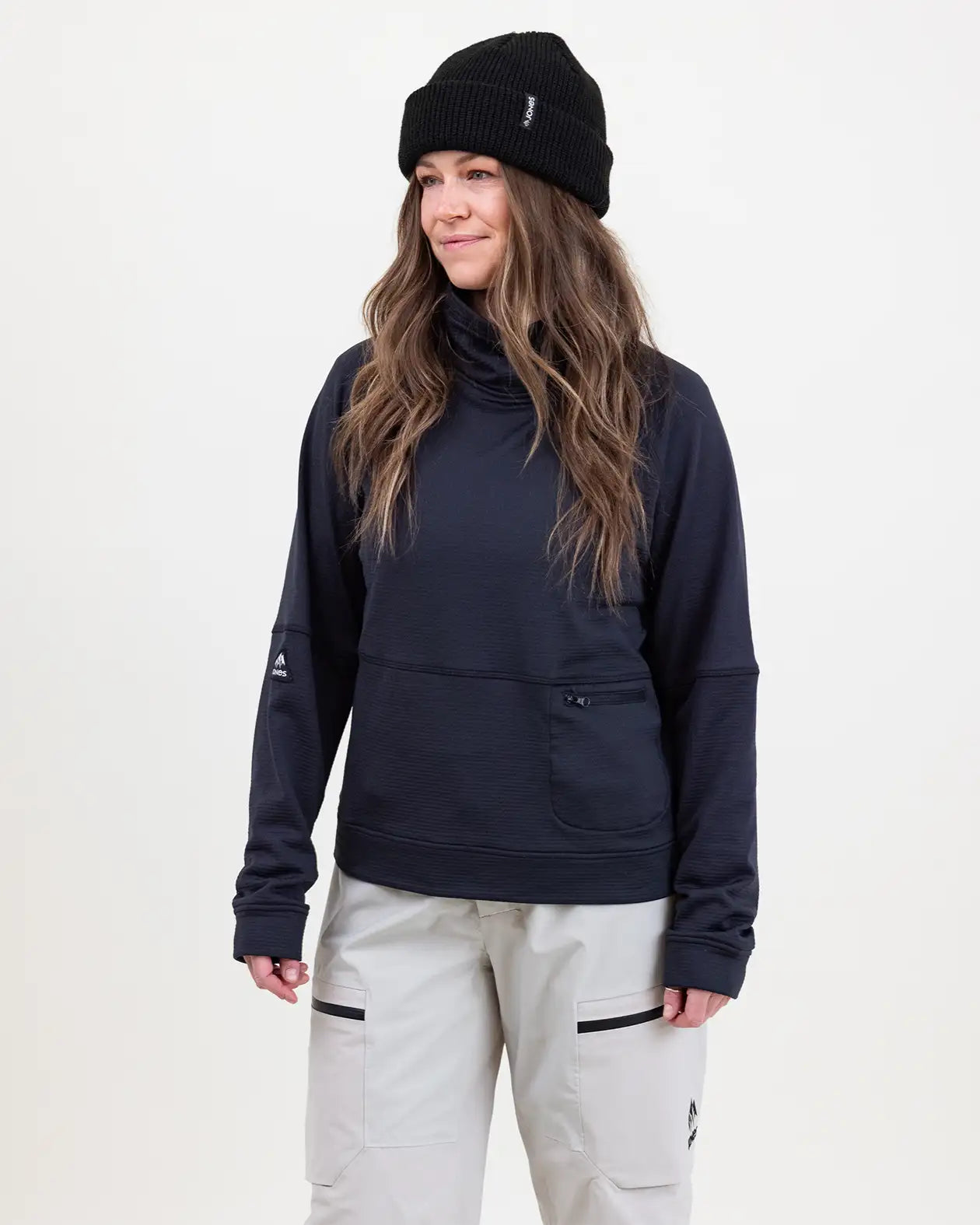 jones-snowboards-flagship-recycled-grid-damen-fleece-2026 image 3