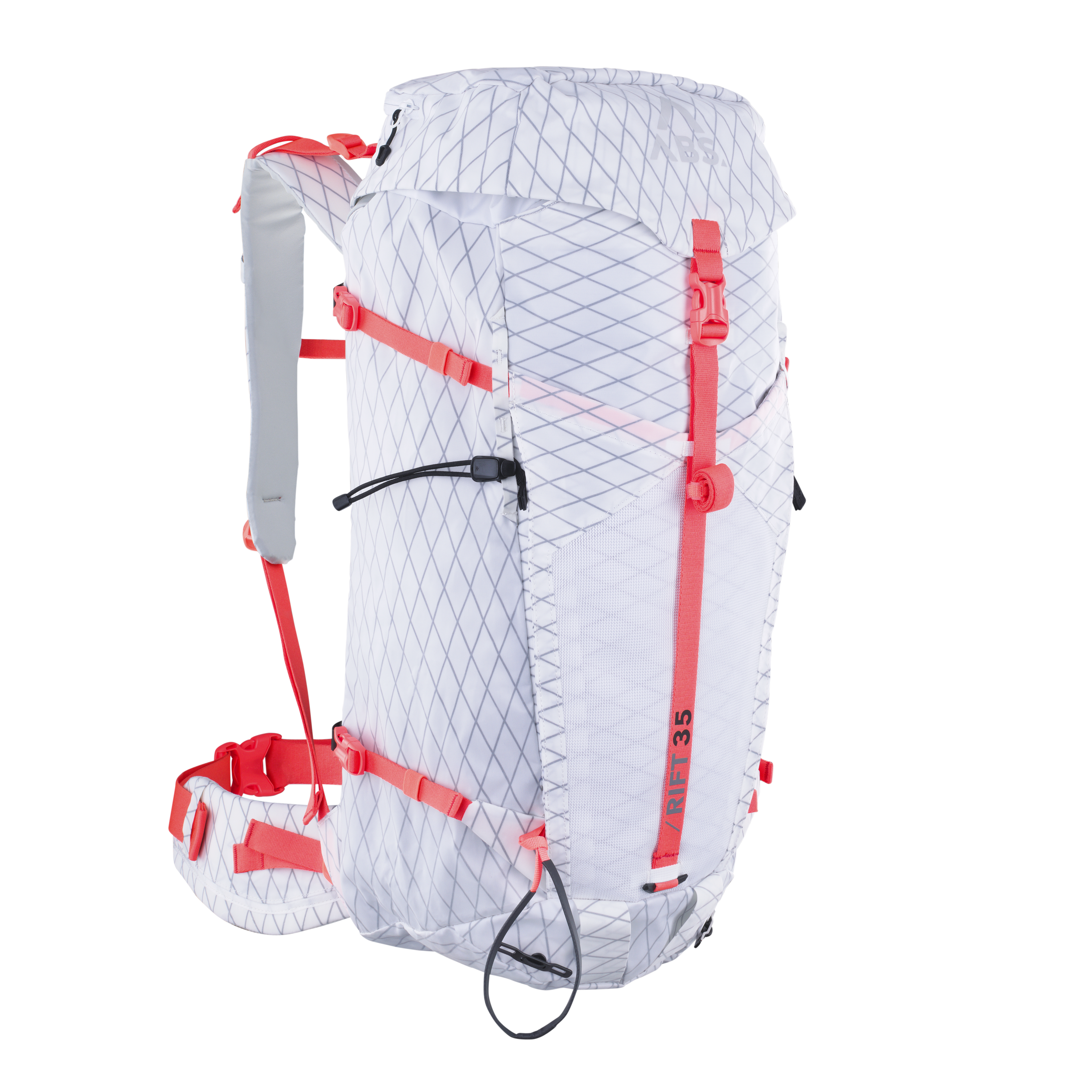 abs-rift-35-x-white-lawinenrucksack-35-l-aus-dlpack-wasserabweisend-f-r-hochtour image 1