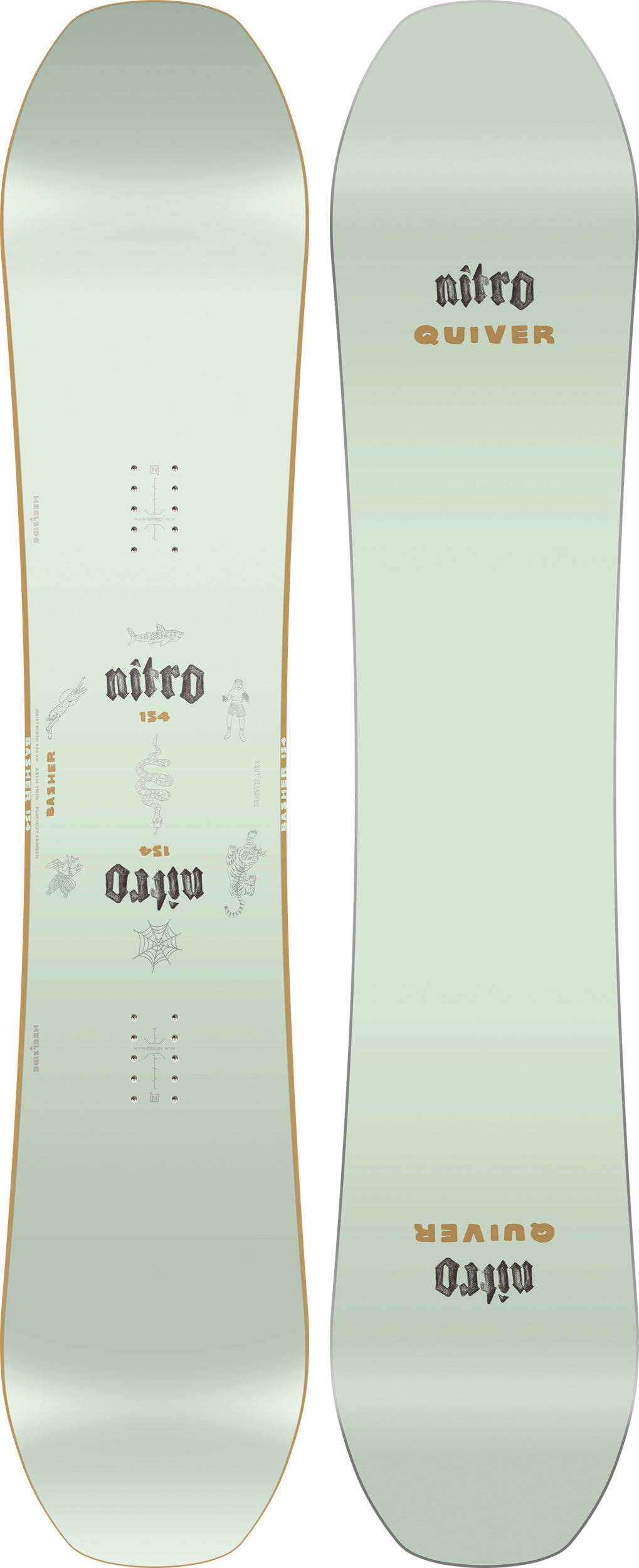 nitro-snowboards-basher-unisex-all-mountain-freestyle-snowboard image 1