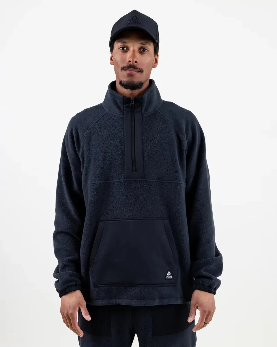 jones-snowboards-lodge-half-zip-recycled-fleece-pullover-2026-unisex-fleece-pull image 1