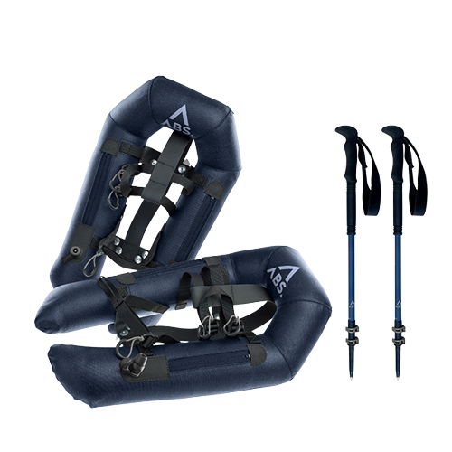 abs-a-bove-schneeschuh-set-mit-st-cken image 1