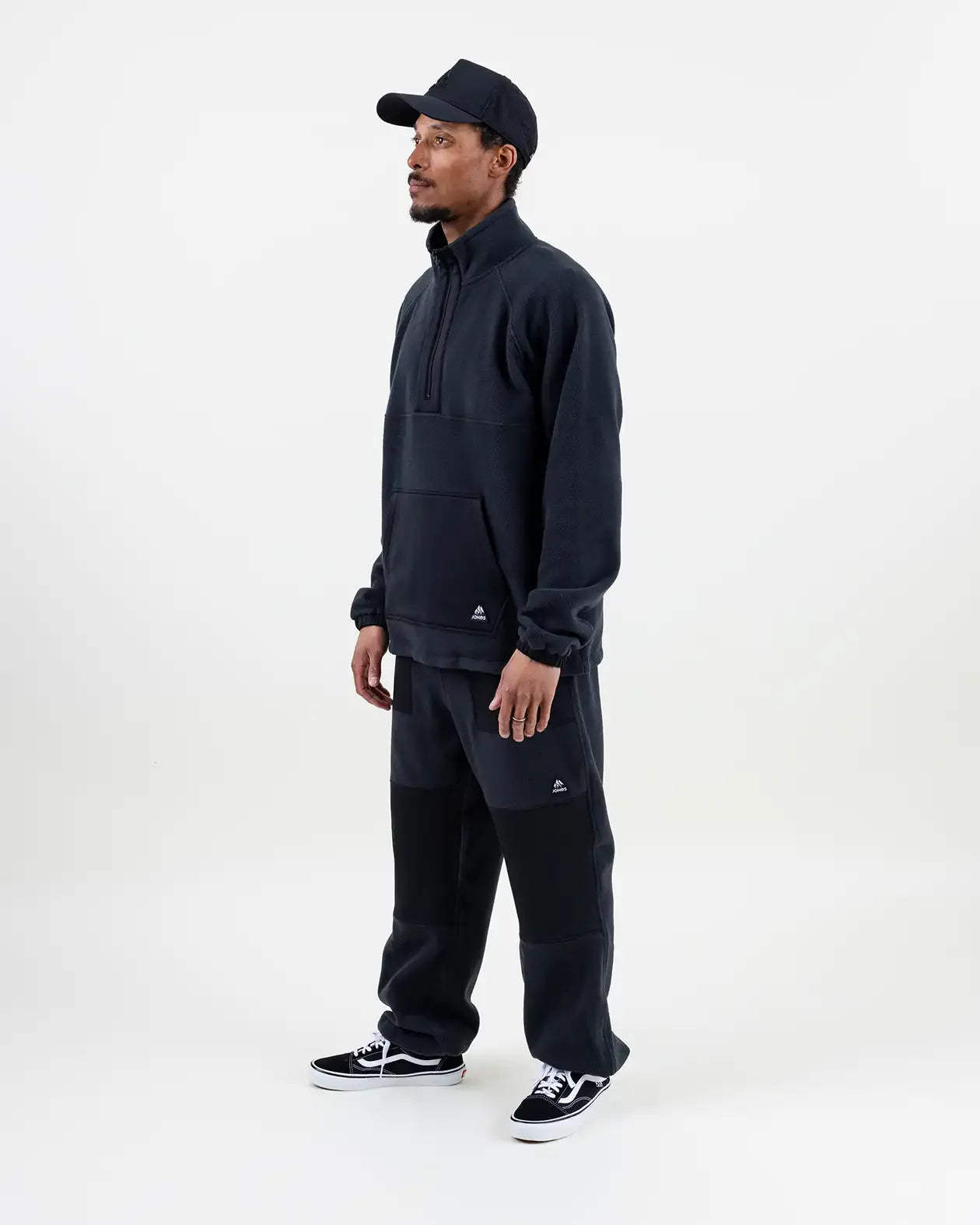 jones-snowboards-lodge-half-zip-recycled-fleece-pullover-2026-unisex-fleece-pull image 3