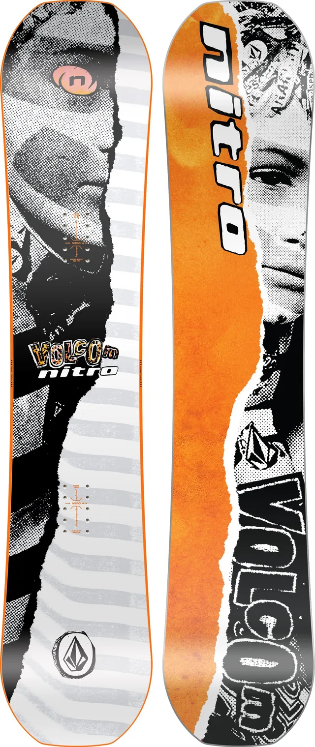 nitro-snowboards-ripper-youth-x-volcom-youth-snowboard-kids-all-mountain image 1