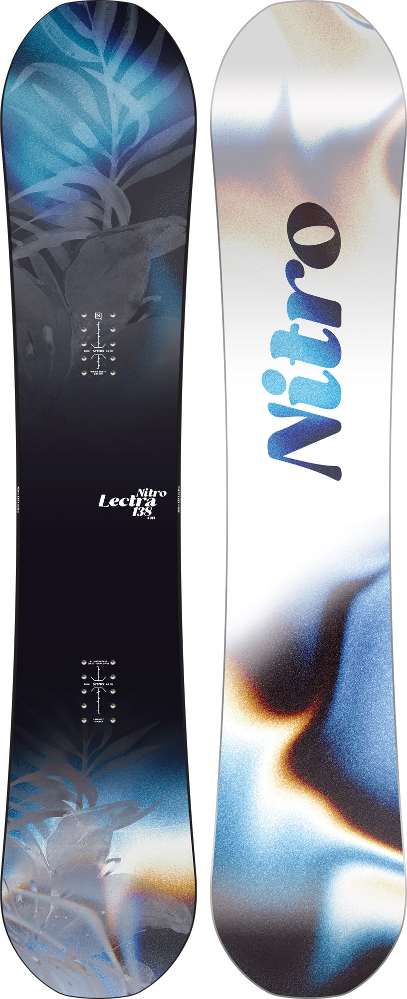 nitro-snowboards-lectra-leaf-cam-out-damen-snowboard image 1