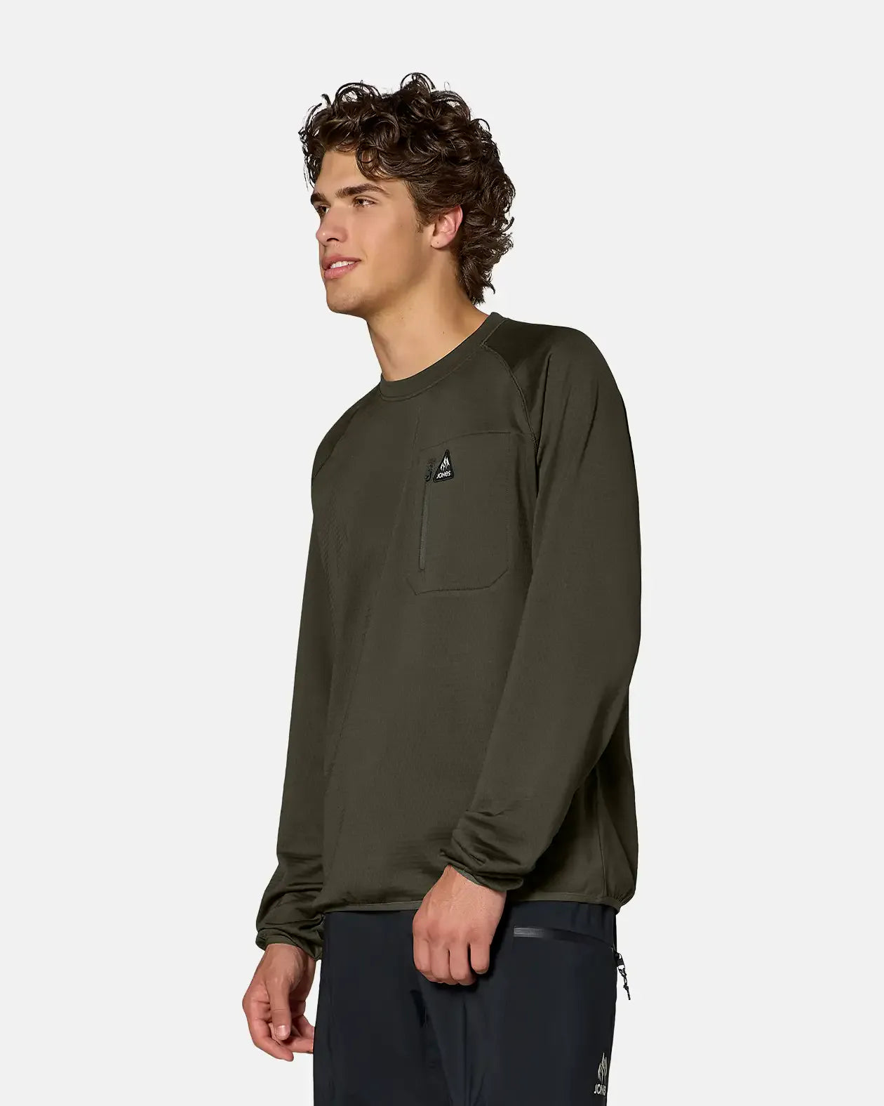 jones-snowboards-flagship-grid-fleece-crew-herren image 7