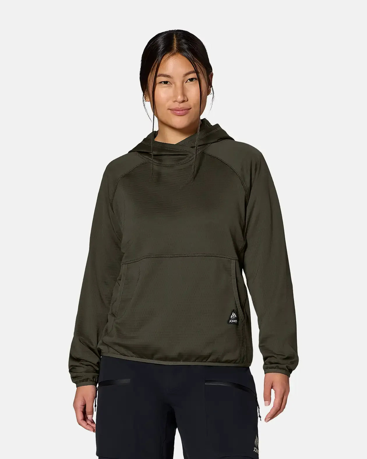jones-snowboards-flagship-grid-fleece-hooded-pullover-damen image 4