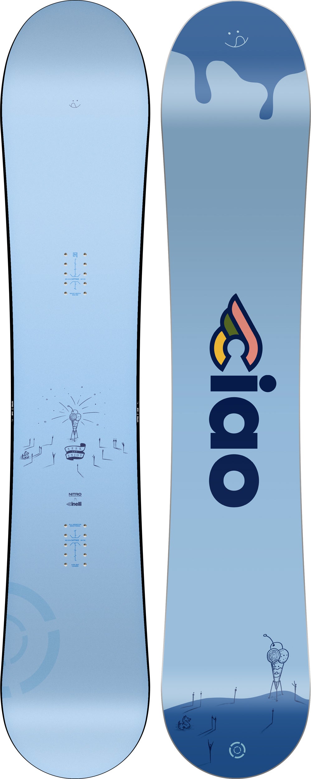 nitro-snowboards-phase-x-cinelli-snowboard-all-mountain-herren image 1