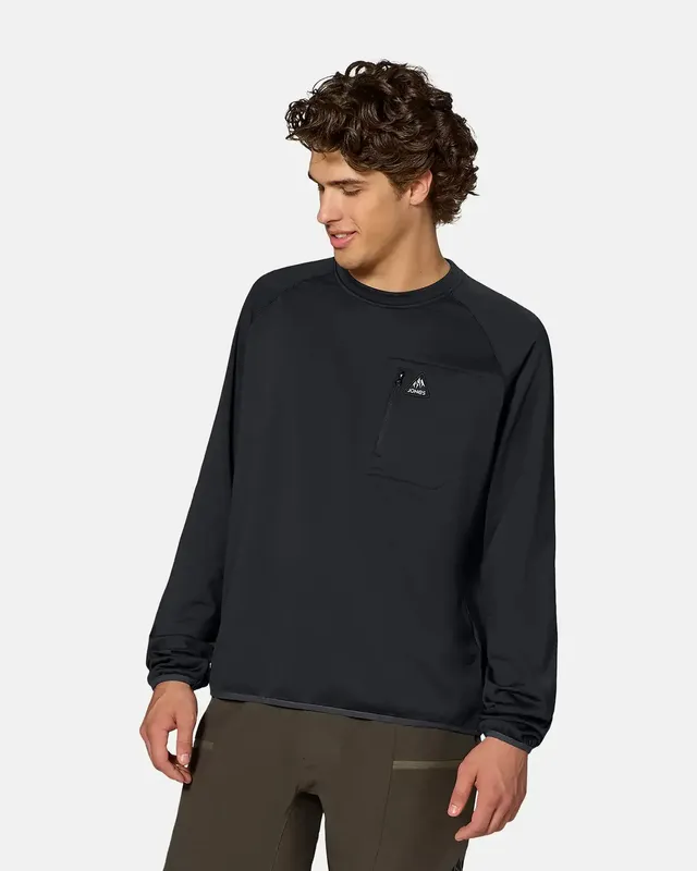 jones-snowboards-flagship-grid-fleece-crew-herren image 1