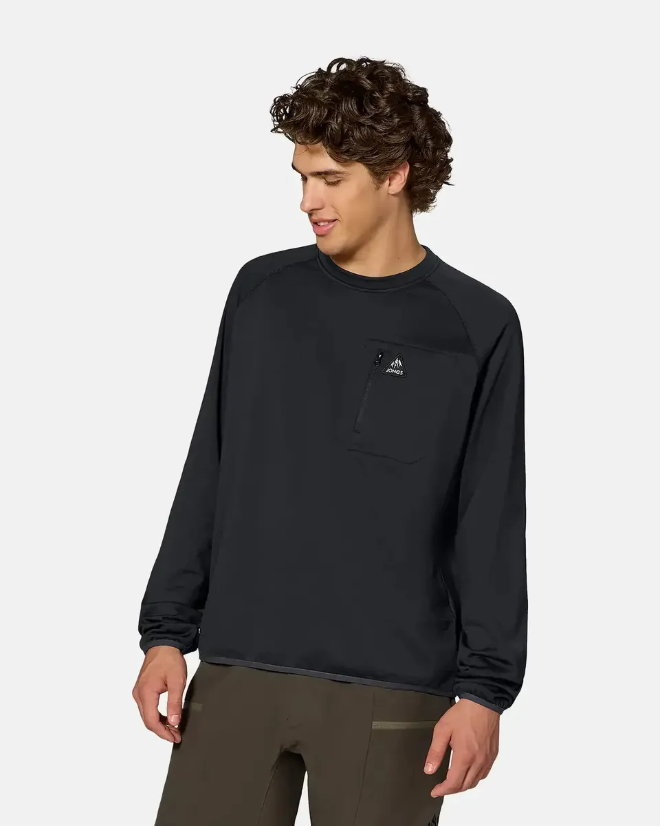 jones-snowboards-flagship-grid-fleece-crew-herren image 1