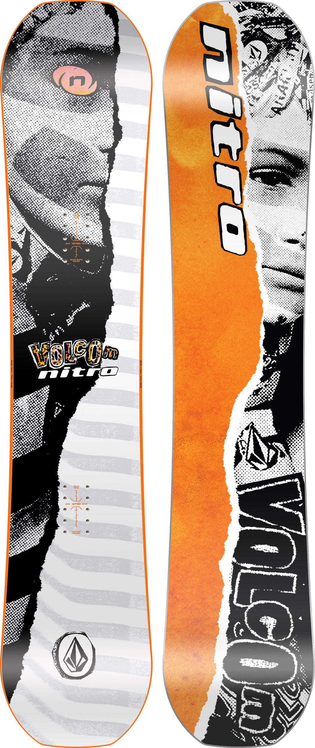 nitro-snowboards-ripper-youth-x-volcom-youth-snowboard-kids-all-mountain image 1