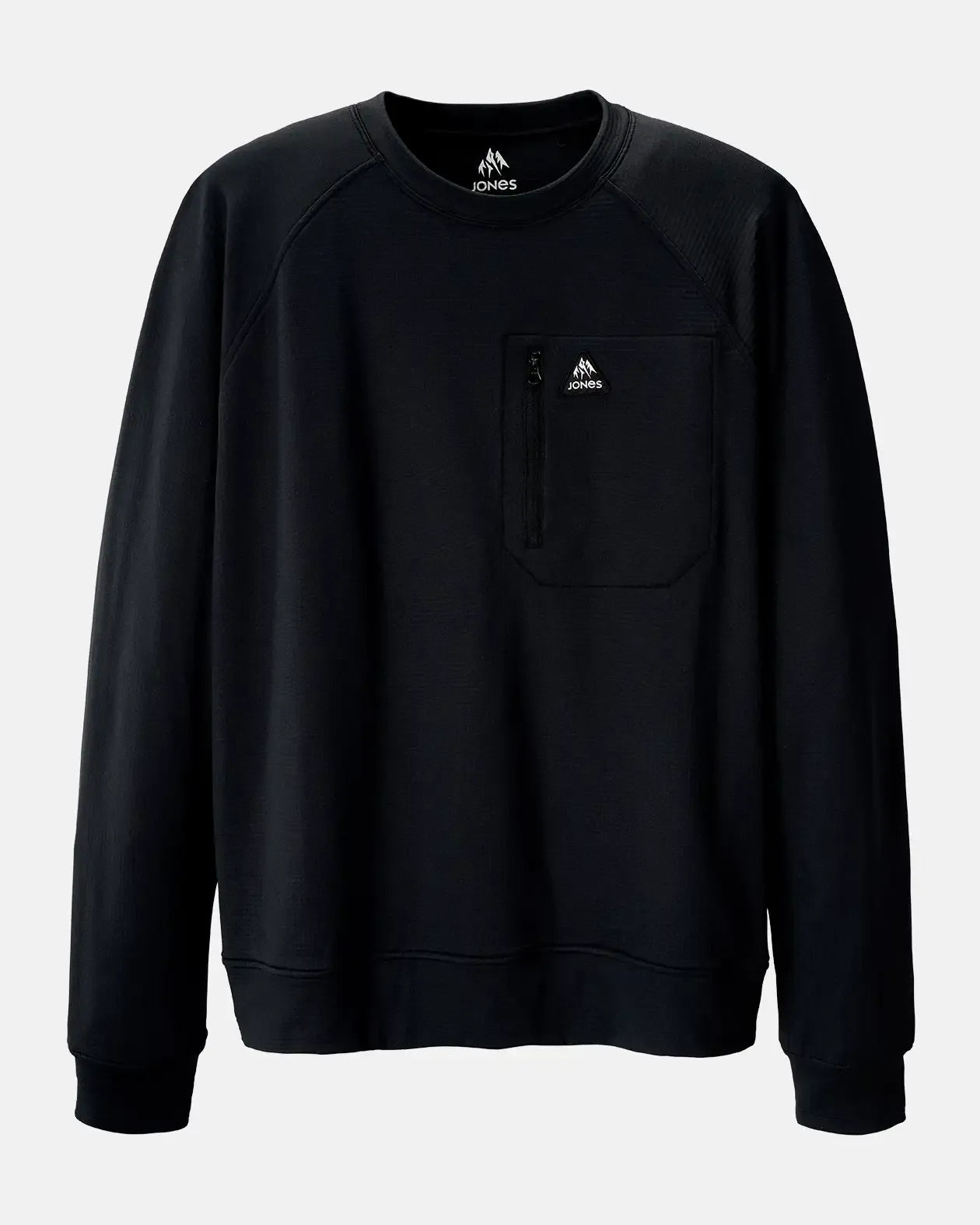 jones-snowboards-flagship-recycled-grid-fleece-crew-herren-2026 image 2