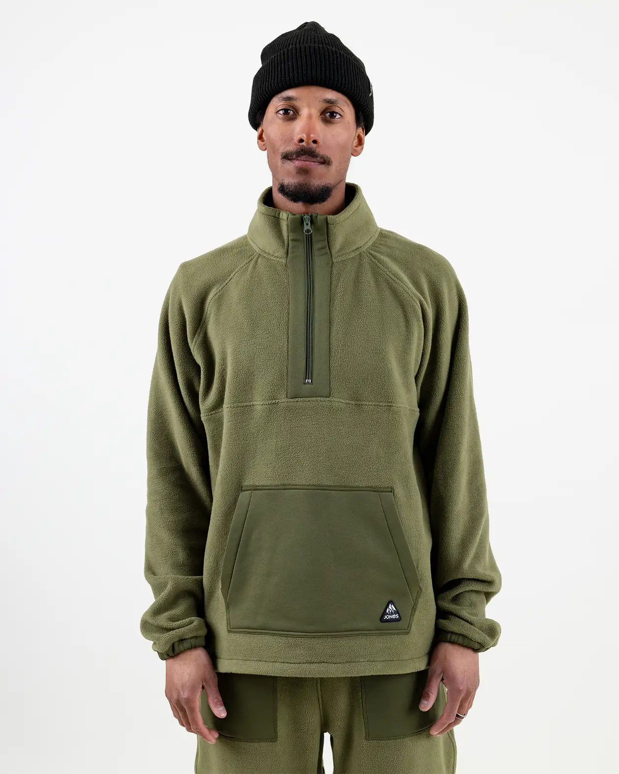 jones-snowboards-lodge-half-zip-recycled-fleece-pullover-2026-unisex-fleece-pull image 5