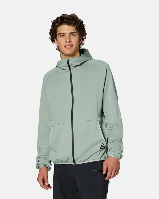 jones-snowboards-flagship-grid-fleece-hooded-jacke-herren image 1