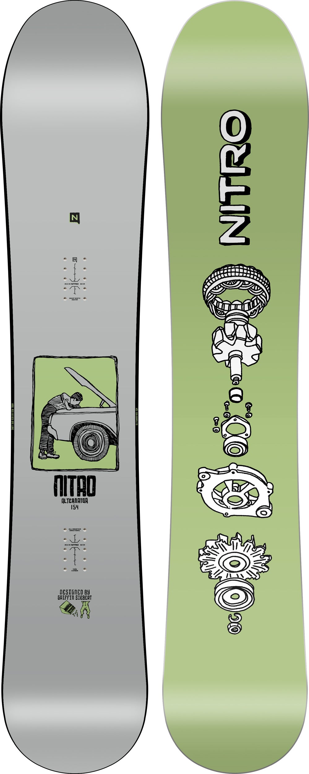 nitro-snowboards-alternator-snowboard-herren-directional-wide-backcountry-freest image 1