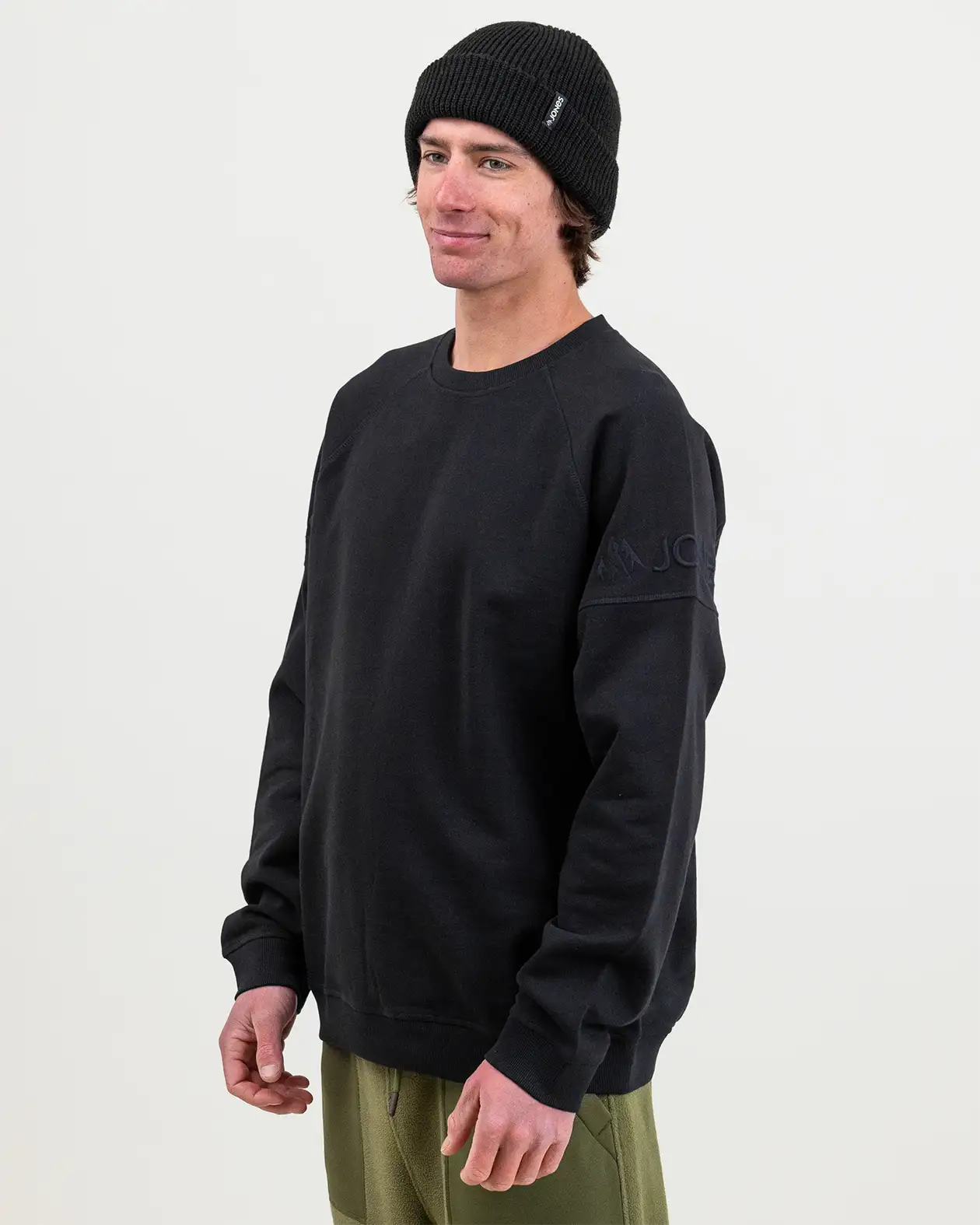 jones-snowboards-sierra-organic-cotton-sweatshirt-unisex-crew-sweatshirt image 3