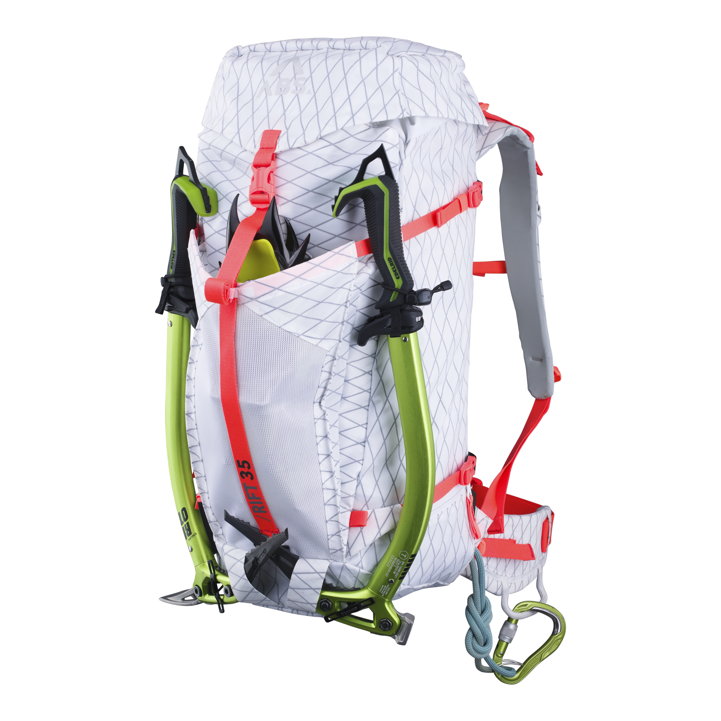 abs-rift-35-x-white-lawinenrucksack-35-l-aus-dlpack-wasserabweisend-f-r-hochtour image 8
