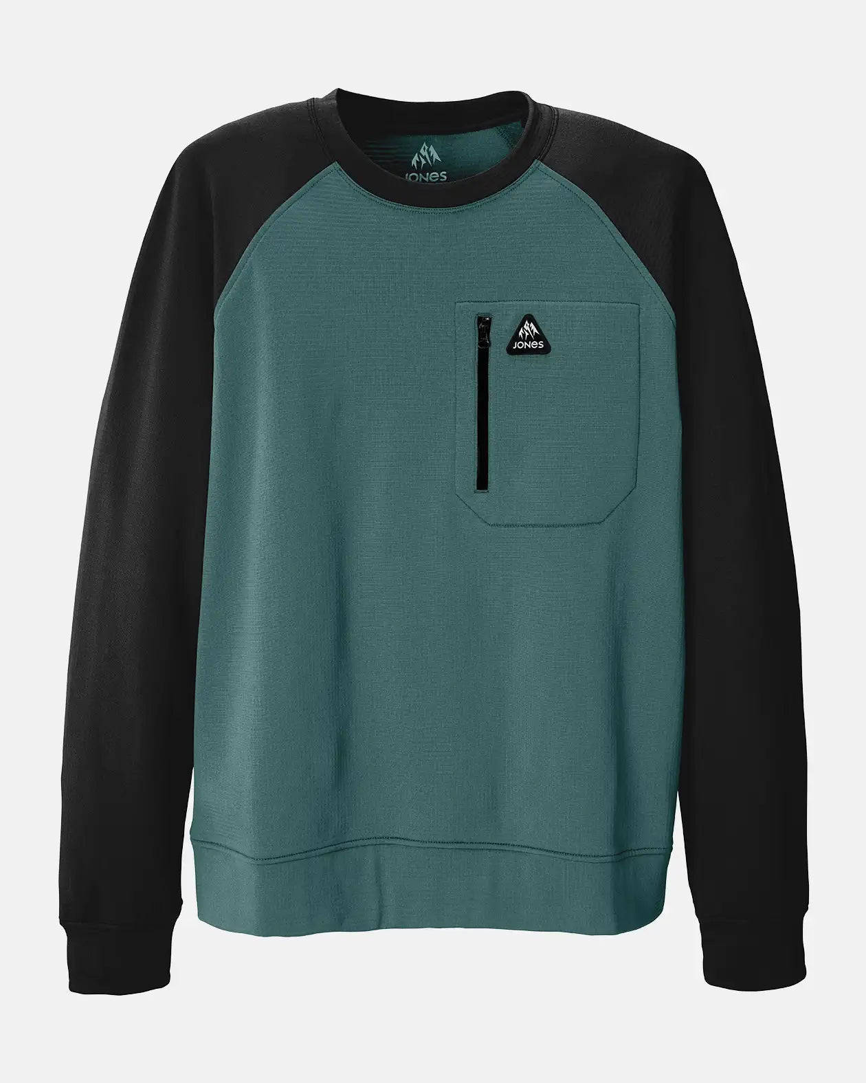 jones-snowboards-flagship-recycled-grid-fleece-crew-herren-2026 image 6