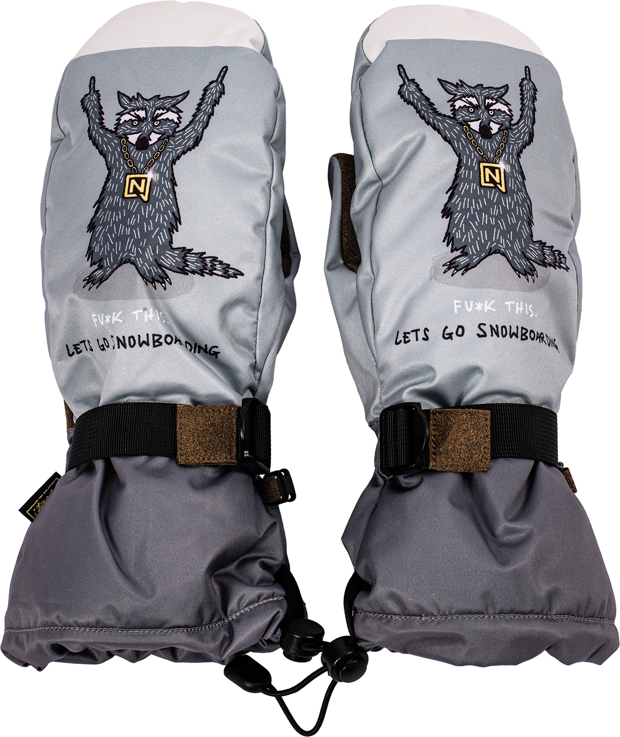nitro-snowboards-racoon-mitten-fausthandschuh-unisex image 1