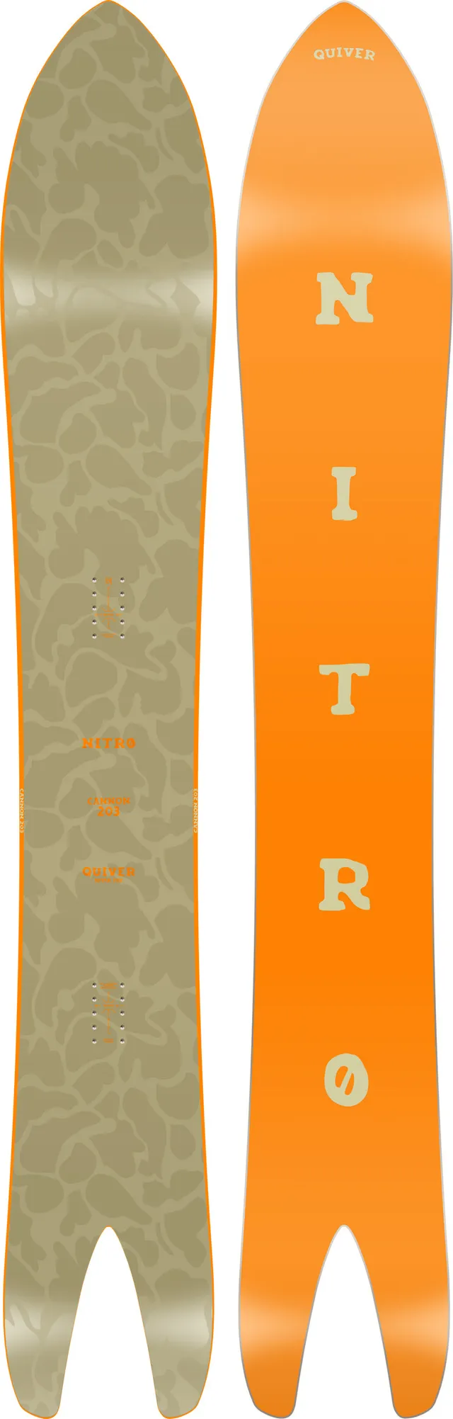 nitro-snowboards-cannon-203-swallowtail-powder-snowboard image 1