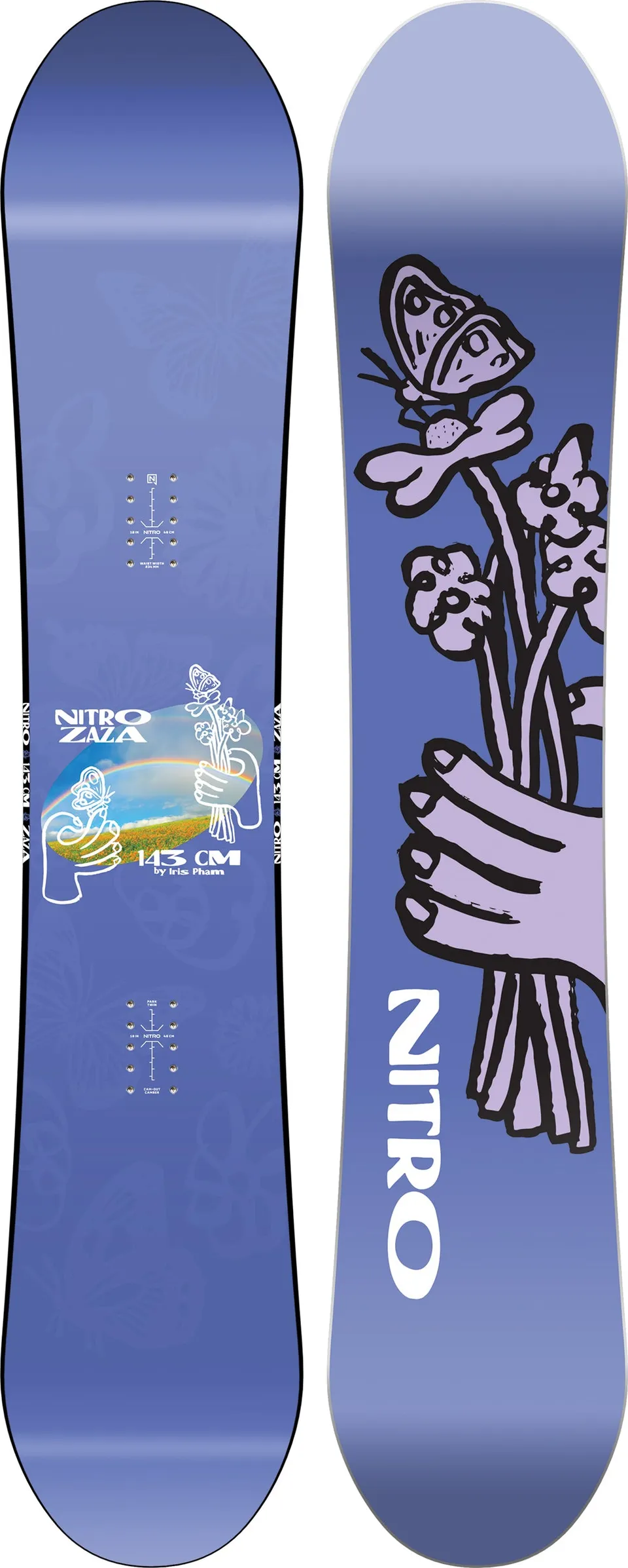 nitro-snowboards-zaza-damen-snowboard image 1