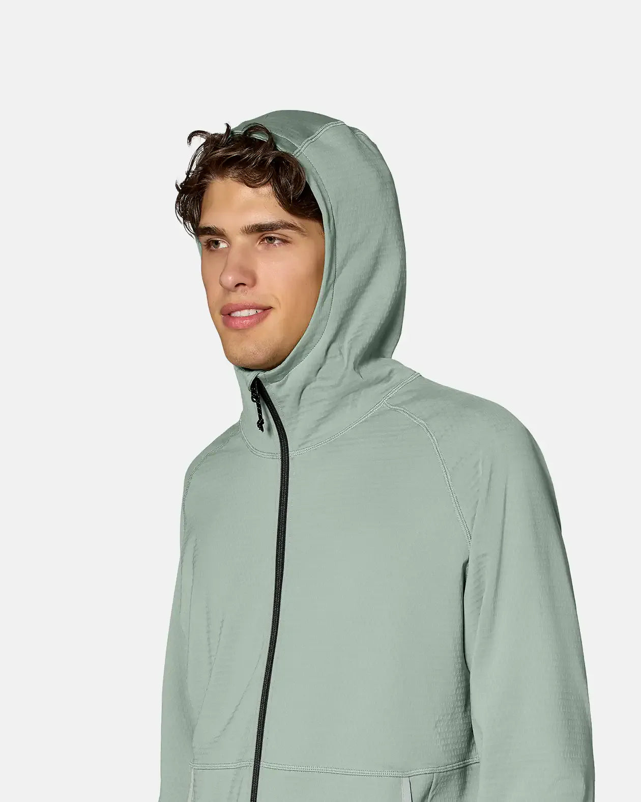 jones-snowboards-flagship-grid-fleece-hooded-jacke-herren image 3