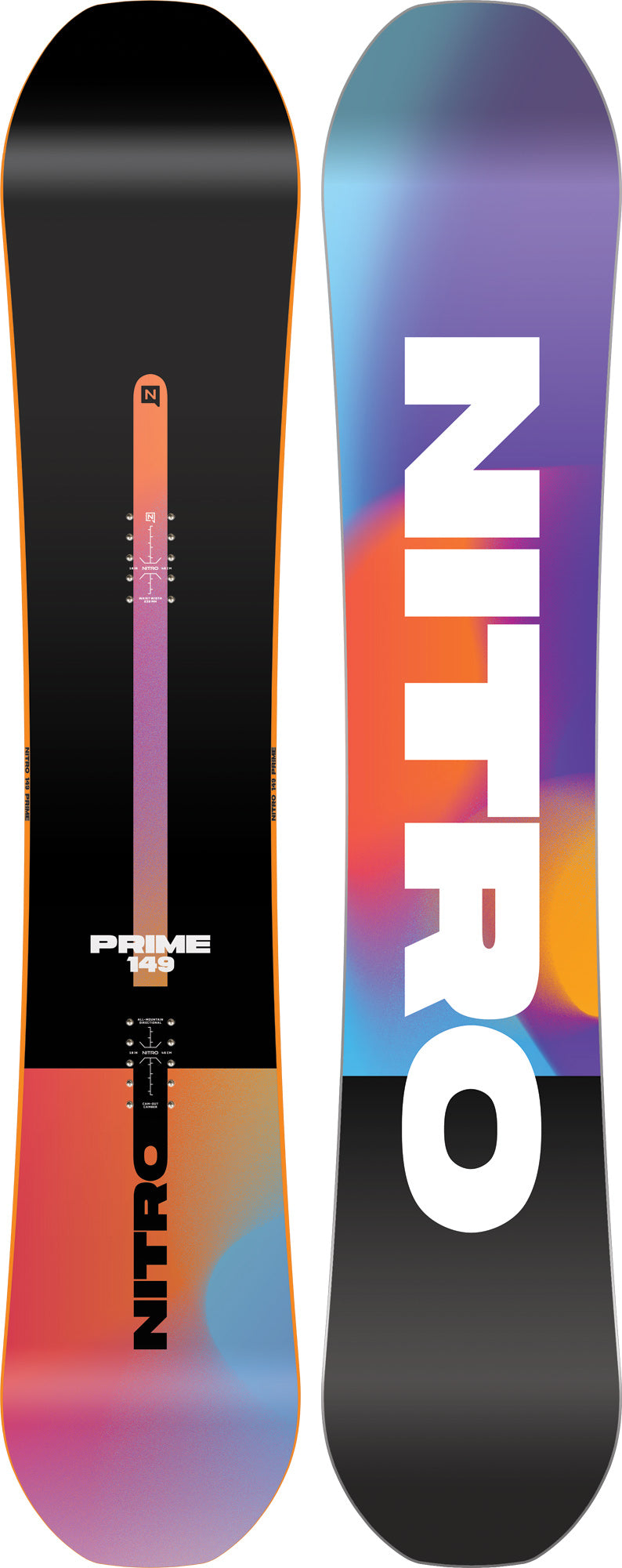 nitro-prime-chroma-cam-out-snowboard-all-mountain-f-r-einsteiger-2025-2026 image 1