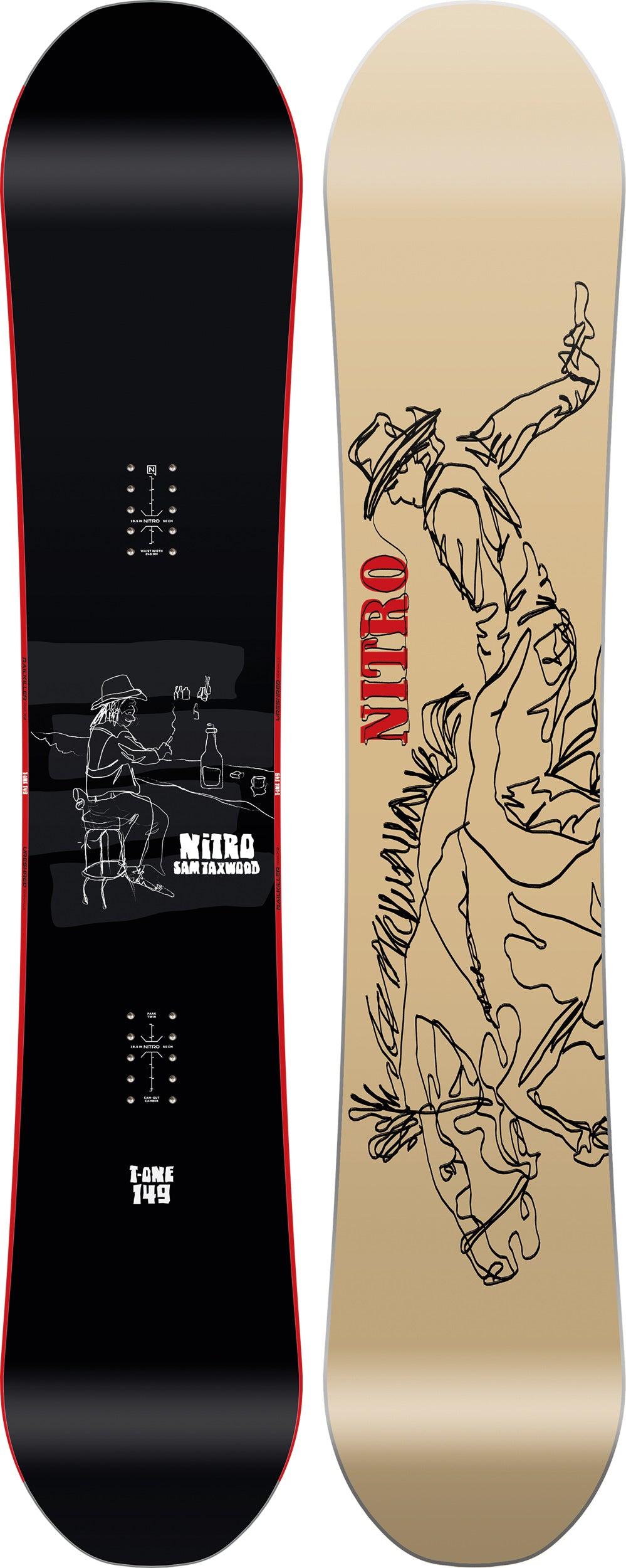 nitro-snowboards-t1-snowboard-herren-park image 1