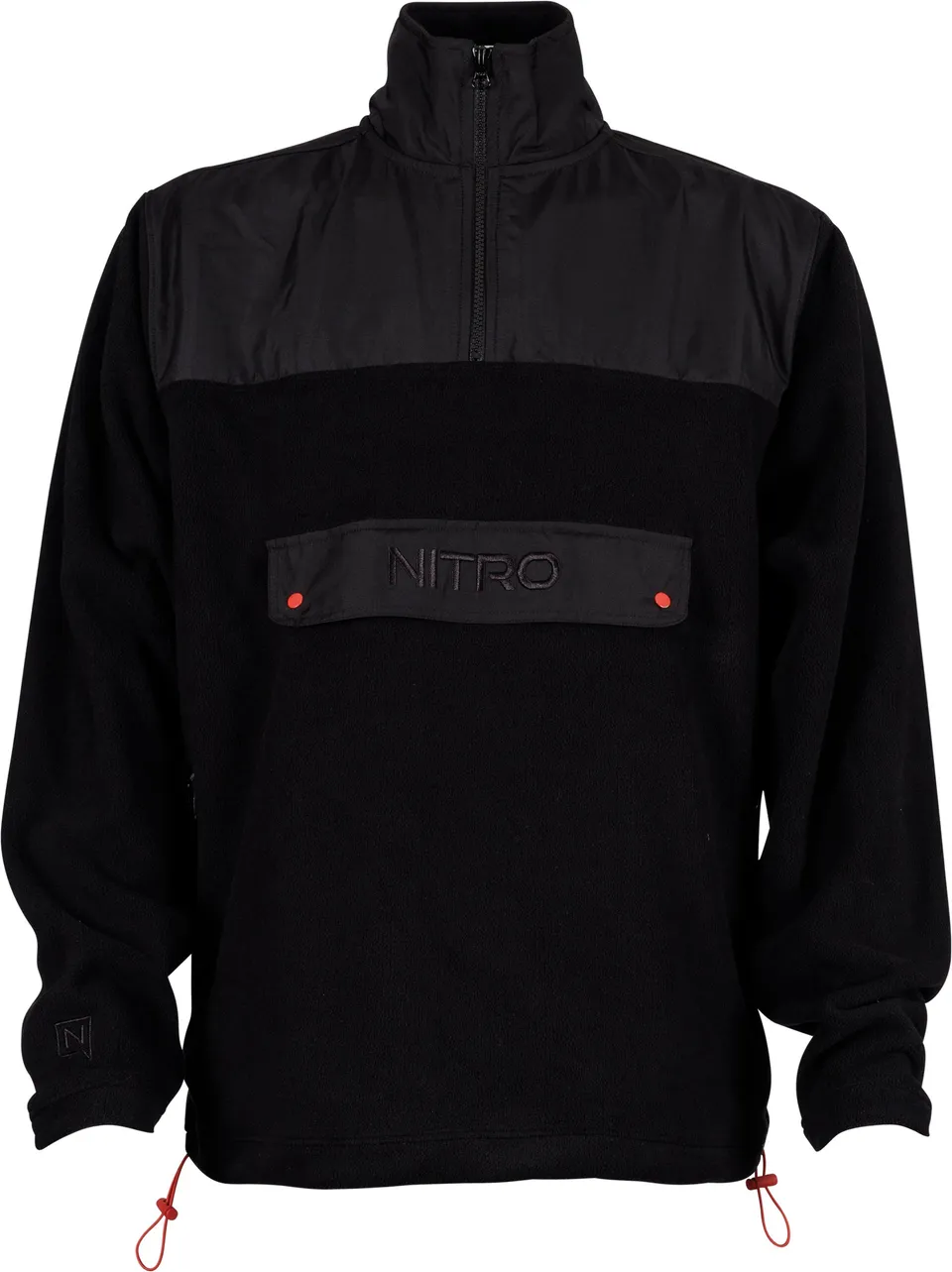 nitro-fleece-halfzip-pullover-herren-fleecepullover-mit-versteckter-fronttasche image 1