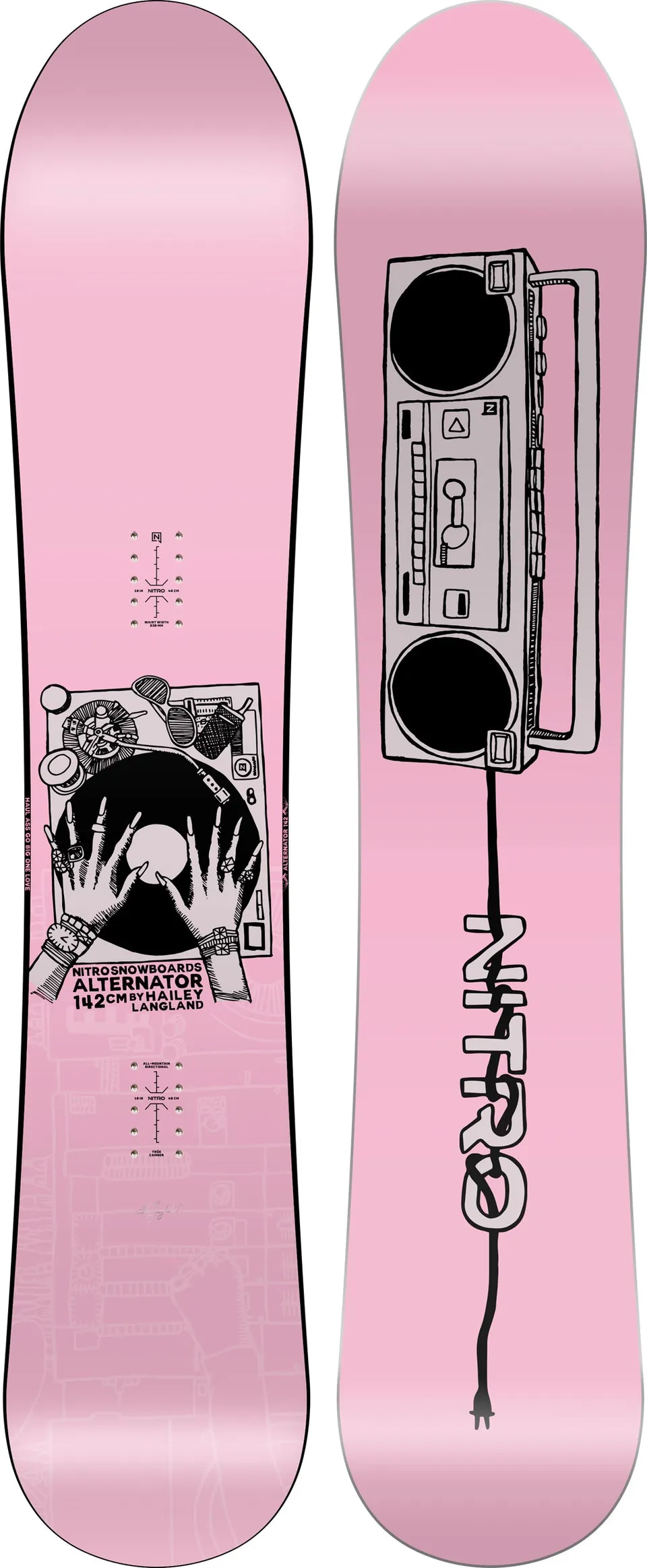nitro-alternator-x-hailey-damen-snowboard image 1