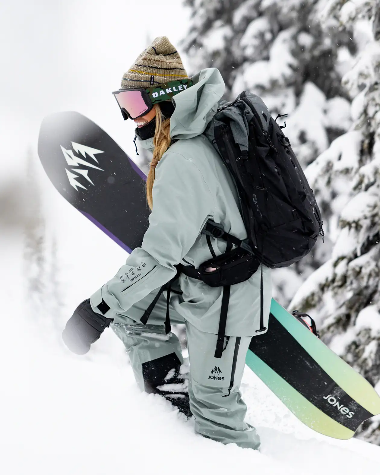 jones-snowboards-further-3l-stretch-hose-damen image 6