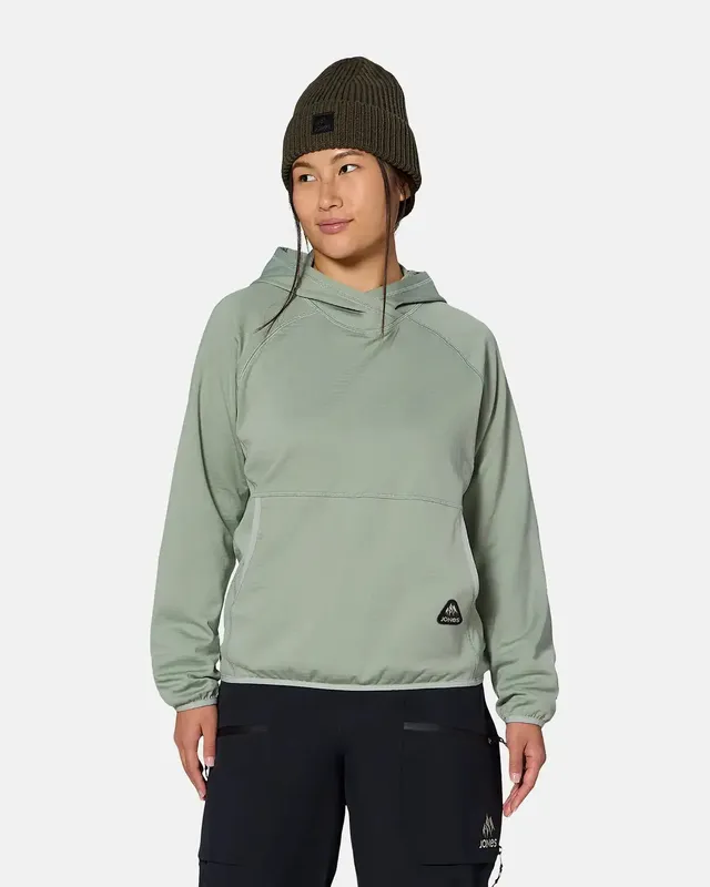 jones-snowboards-flagship-grid-fleece-hooded-pullover-damen image 1