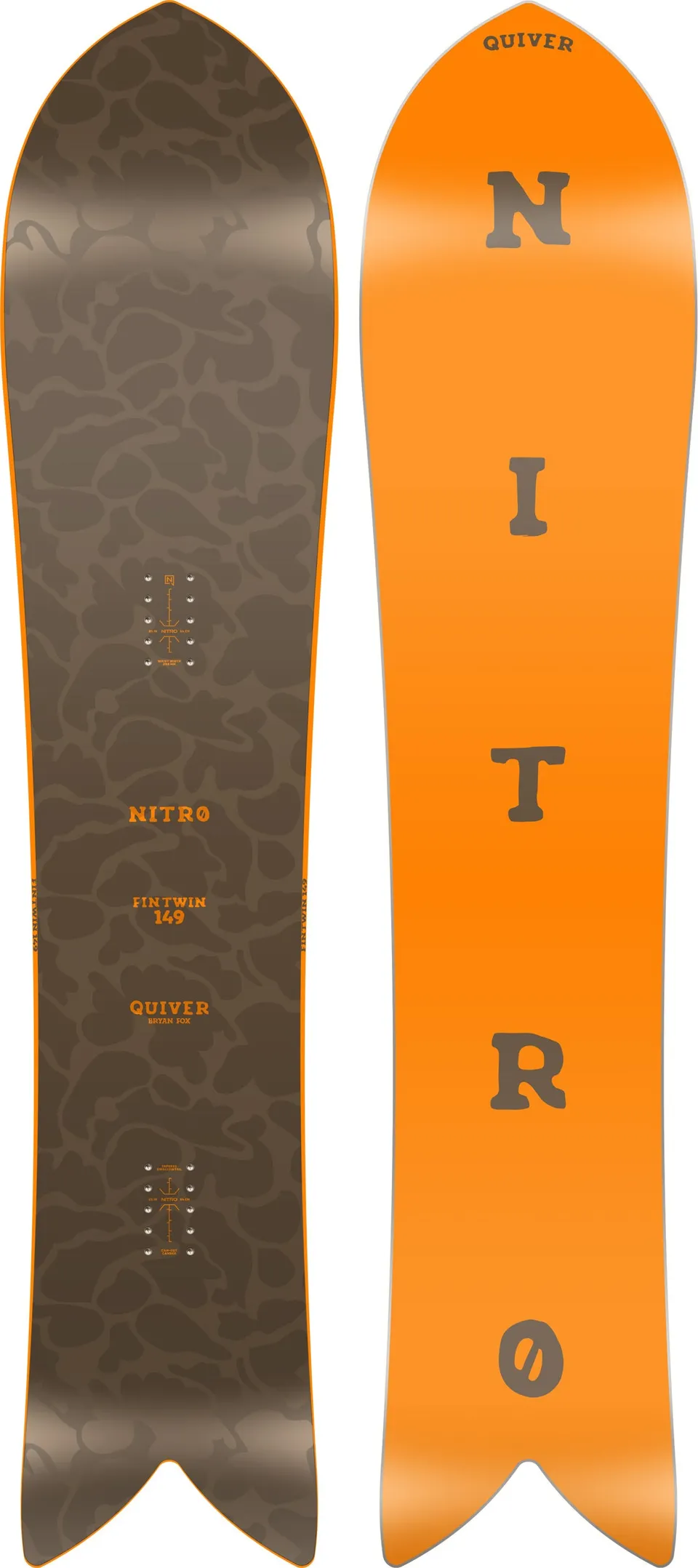 nitro-fintwin-shortboard-snowboard-unisex image 1