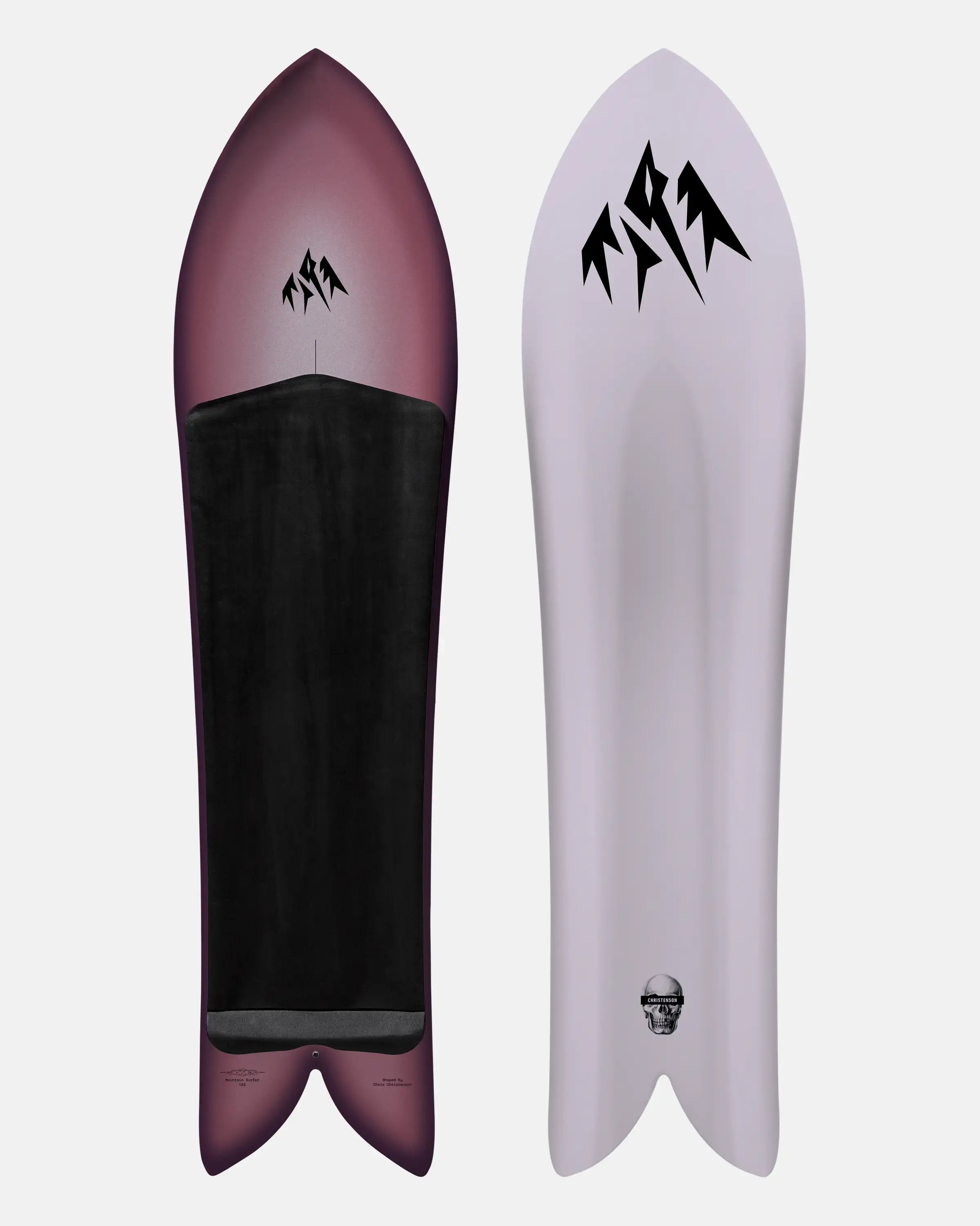 jones-snowboards-mountain-surfer-snowboard-powsurfer-ohne-bindung image 1